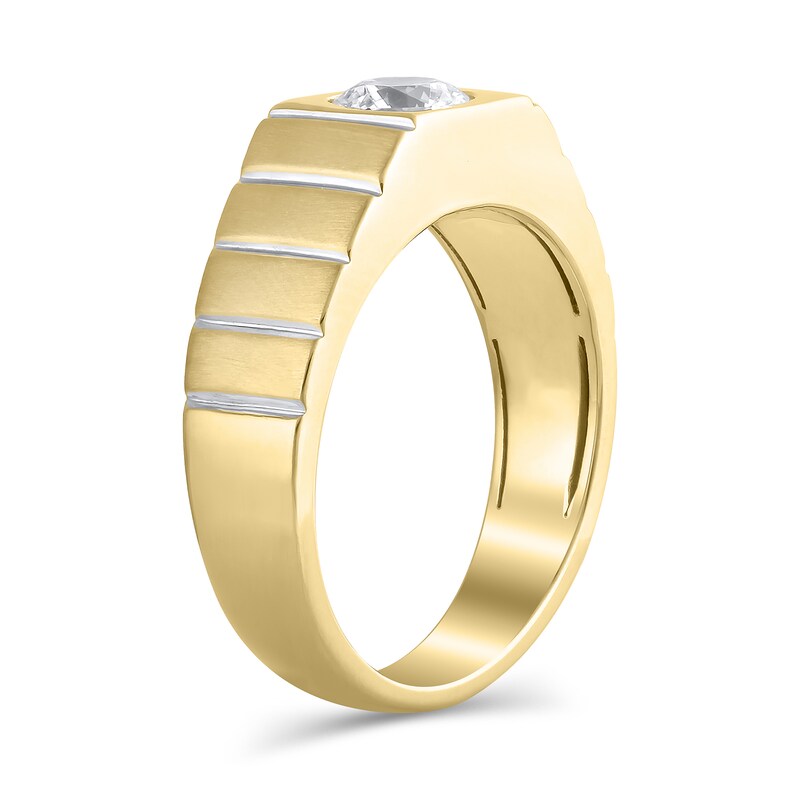 Main Image 3 of 1 CT. T.W. Certified Lab-Grown Diamond Solitaire Ring in 10K Gold (F/VS2)