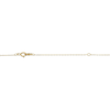 Thumbnail Image 3 of 7.0mm Lab-Created Ruby and 1/15 CT. T.W. Diamond Frame Pendant in Sterling Silver with 18K Gold Plate