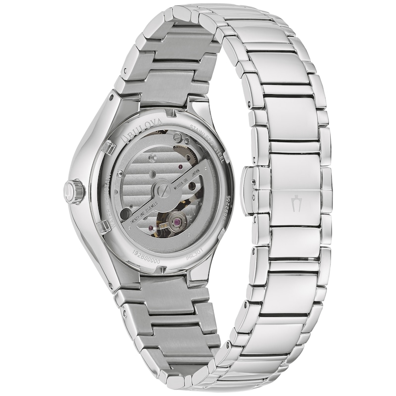 Main Image 3 of Ladies' Bulova Classic Automatic Watch with White Mother-of-Pearl Dial (Model: 96L301)