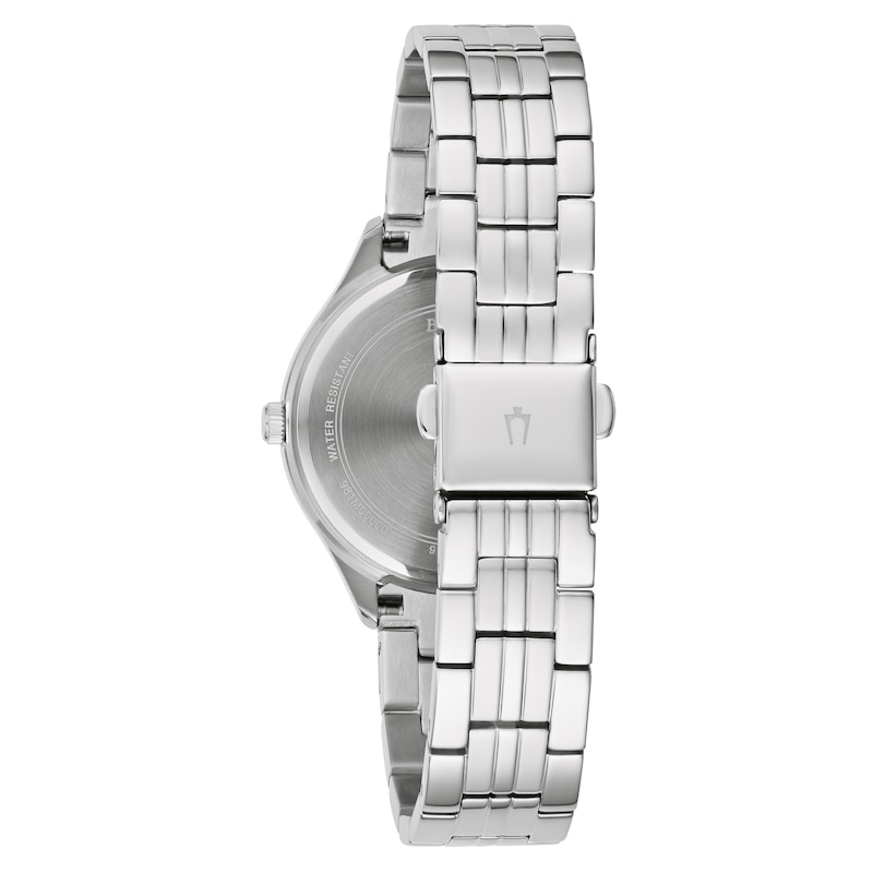 Main Image 3 of Ladies' Bulova Classic Crystal Accent Watch with White Mother-of-Pearl Dial (Model: 96L283)