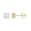 Thumbnail Image 1 of 1 CT. T.W. Princess-Cut Certified Lab-Grown Diamond Solitaire Stud Earrings in 14K Gold (F/VS2)