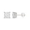 Thumbnail Image 1 of 4 CT. T.W. Princess-Cut Certified Lab-Grown Diamond Solitaire Stud Earrings in 14K White Gold (F/VS2)