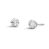 Thumbnail Image 1 of 1 CT. T.W. Certified Lab-Grown Diamond Solitaire Stud Earrings in 10K White Gold (F/VS2)