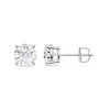 Thumbnail Image 1 of 3 CT. T.W. Certified Lab-Grown Diamond Solitaire Stud Earrings in 14K White Gold (F/VS2)