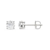 Thumbnail Image 1 of 1-1/2 CT. T.W. Certified Lab-Grown Diamond Solitaire Stud Earrings in 14K White Gold (F/VS2)