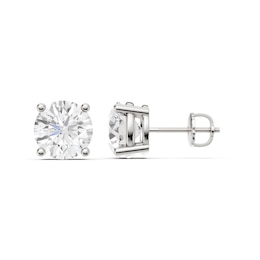 5 CT. T.W. Certified Lab-Grown Diamond Solitaire Stud Earrings in 14K White Gold (F/VS2)