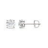 Thumbnail Image 1 of 2 CT. T.W. Certified Lab-Grown Diamond Solitaire Stud Earrings in 14K White Gold (F/VS2)