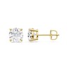 Thumbnail Image 1 of 3 CT. T.W. Certified Lab-Grown Diamond Solitaire Stud Earrings in 14K Gold (F/VS2)