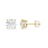 Thumbnail Image 1 of 4 CT. T.W. Certified Lab-Grown Diamond Solitaire Stud Earrings in 14K Gold (F/VS2)