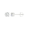 Thumbnail Image 1 of 3/4 CT. T.W. Certified Lab-Grown Diamond Solitaire Stud Earrings in 14K White Gold (F/VS2)