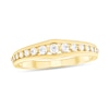 Thumbnail Image 1 of 1/5 CT. T.W. Diamond Graduated Contour Band in 10K Gold
