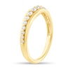 Thumbnail Image 2 of 1/5 CT. T.W. Diamond Graduated Contour Band in 10K Gold