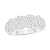 Thumbnail Image 1 of 7/8 CT. T.W. Multi-Diamond Multi-Row Band in 10K White Gold