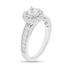 Thumbnail Image 2 of 7/8 CT. T.W. Diamond Frame Engagement Ring in 14K White Gold