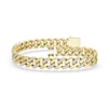 Thumbnail Image 1 of 1 CT. T.W. Certified Lab-Grown Diamond Curb Chain Bracelet in 10K Gold (F/VS2) - 8.5"