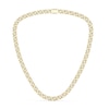 Thumbnail Image 2 of 3 CT. T.W. Certified Lab-Grown Diamond Curb Chain Necklace in 10K Gold (F/VS2) - 22"
