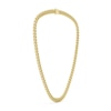 Thumbnail Image 5 of 3 CT. T.W. Certified Lab-Grown Diamond Curb Chain Necklace in 10K Gold (F/VS2) - 22"
