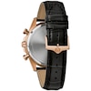 Thumbnail Image 5 of Men's Bulova Diamond Accent Two-Tone IP Leather Strap Chronograph Watch and Bracelet Box Set (Model: 98K117)