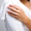 Thumbnail Image 2 of 1-3/8 CT. T.W. Emerald-Cut Certified Lab-Grown Diamond Frame Crossover Shank Engagement Ring in 14K Gold (F/VS2)