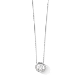 5/8 CT. T.W. Certified Lab-Grown Diamond Frame Pendant in 10K White Gold (F/VS2) - 18"