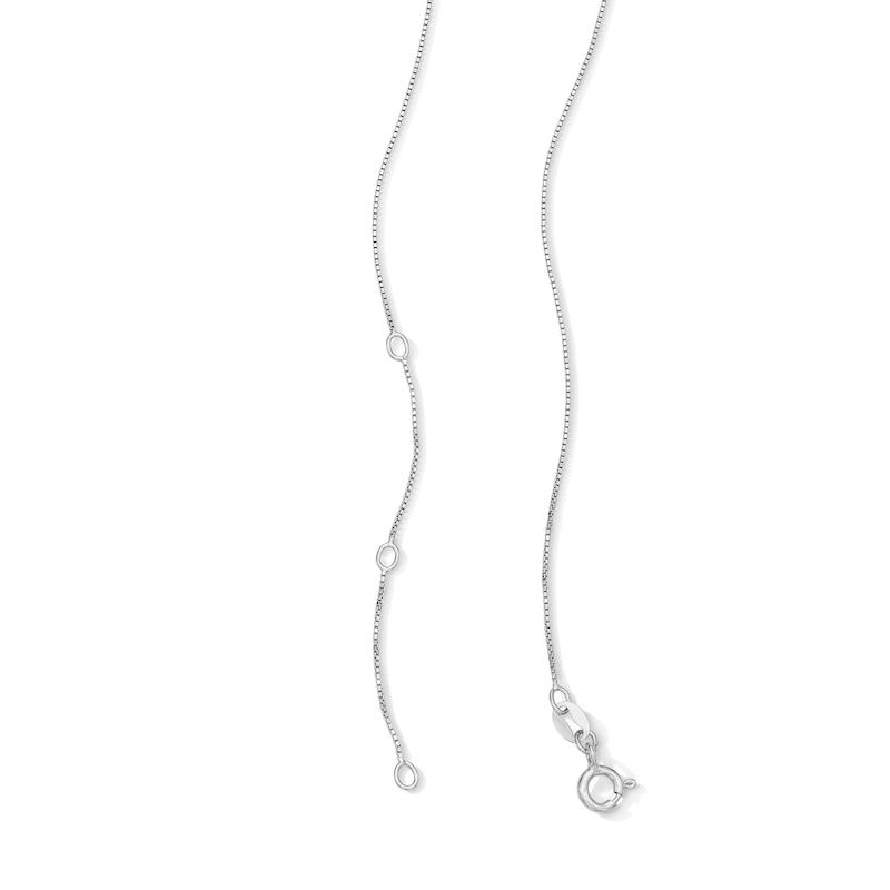 Main Image 2 of 5/8 CT. T.W. Certified Lab-Grown Diamond Frame Pendant in 10K White Gold (F/VS2) - 18"