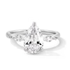 Thumbnail Image 1 of 2-1/5 CT. T.W. Pear-Shaped Certified Lab-Grown Diamond Engagement Ring in 14K White Gold (F/VS2)