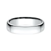 Thumbnail Image 3 of 4.5mm Comfort-Fit Euro Engravable Wedding Band in 10K White Gold (1-2 Lines)