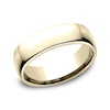 Thumbnail Image 1 of 6.5mm Comfort-Fit Euro Engravable Wedding Band in 10K Gold (1-2 Lines)