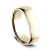Thumbnail Image 2 of 6.5mm Comfort-Fit Euro Engravable Wedding Band in 10K Gold (1-2 Lines)