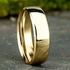 Thumbnail Image 4 of 6.5mm Comfort-Fit Euro Engravable Wedding Band in 10K Gold (1-2 Lines)