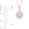 Thumbnail Image 3 of Enchanted Star Aurora 1/2 CT. T.W. Certified Lab-Grown Diamond Pendant in Two-Tone Sterling Silver (F/SI2) - 19"
