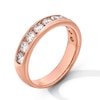 Thumbnail Image 3 of 1-1/2 CT. T.W. Certified Lab-Grown Diamond Channel-Set Band in 10K Rose Gold (F/VS2)
