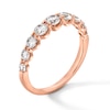 Thumbnail Image 2 of 1 CT. T.W. Certified Lab-Grown Diamond Graduated Band in 14K Rose Gold (F/VS2)