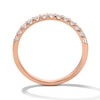 Thumbnail Image 3 of 1/2 CT. T.W. Diamond Anniversary Band in 14K Rose Gold