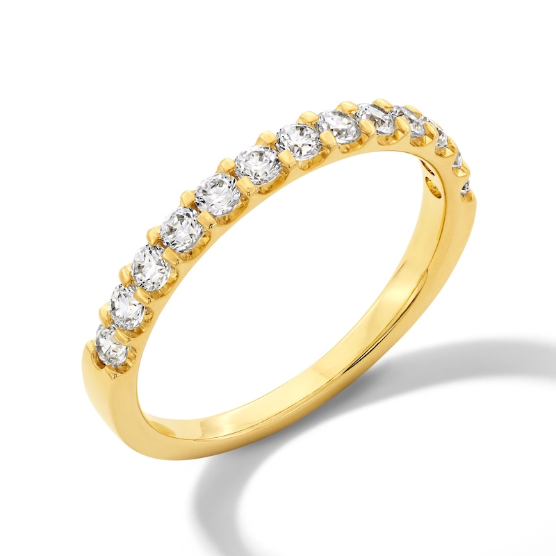 Main Image 3 of 1/2 CT. T.W. Diamond Anniversary Band in 14K Gold