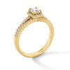 Thumbnail Image 3 of 3/4 CT. T.W. Princess-Cut Certified Lab-Grown Diamond Bridal Set in 14K Gold (F/VS2)