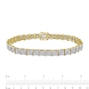 Thumbnail Image 3 of 1-3/4 CT. T.W. Multi-Diamond Grid Pattern Link Bracelet in 10K Gold - 8.5"