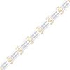 Thumbnail Image 2 of 1 CT. T.W Flat Link Bracelet in 10K Two-Tone Gold - 8.5"