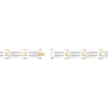 Thumbnail Image 3 of 1 CT. T.W Flat Link Bracelet in 10K Two-Tone Gold - 8.5"