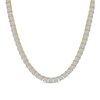 Thumbnail Image 1 of 4 CT. T.W. Multi-Diamond Grid Pattern Link Necklace in 10K Gold - 20"
