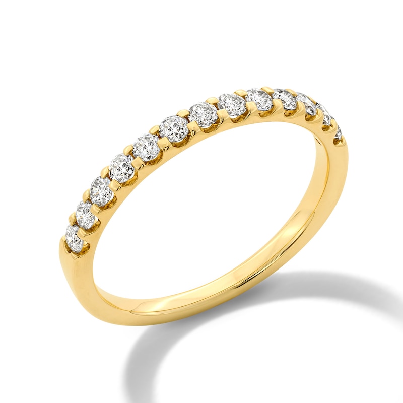 Main Image 3 of 3/8 CT. T.W. Diamond Anniversary Band in 10K Gold