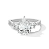 Thumbnail Image 1 of 2-3/4 CT. T.W. Pear-Shaped Certified Lab-Grown Diamond Three-Stone Engagement Ring in Platinum (F/SI2)