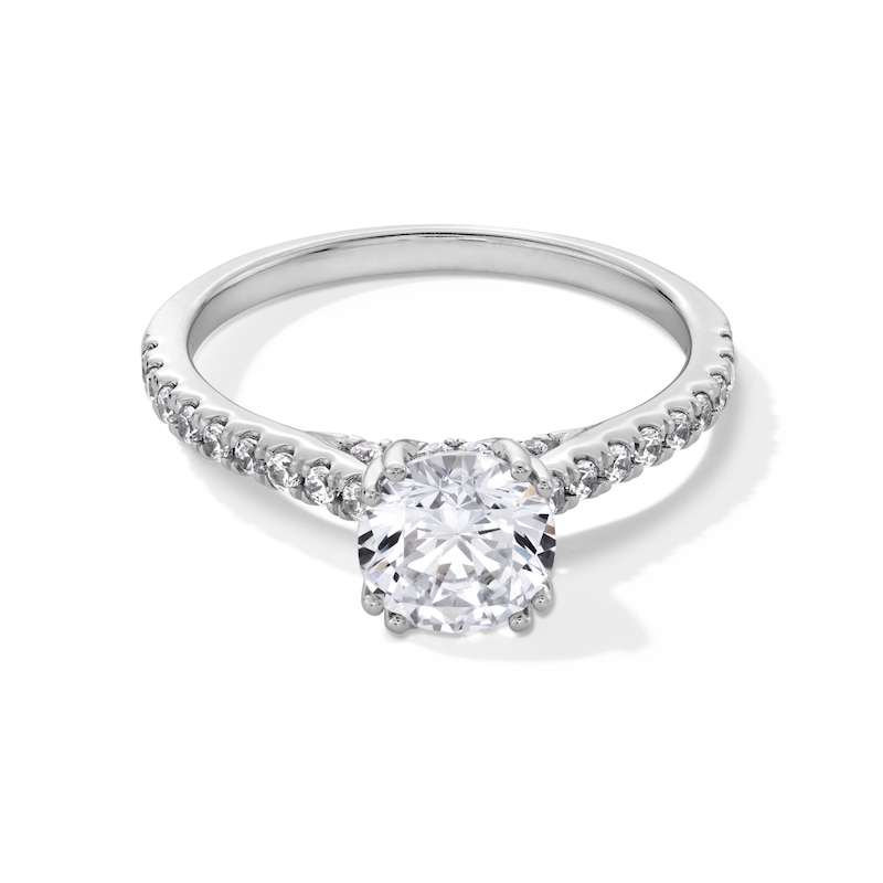 Main Image 1 of 1-1/3 CT. T.W. Certified Lab-Grown Diamond Engagement Ring in Platinum (F/SI2)