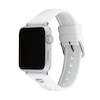 Thumbnail Image 2 of Ladies' Coach Apple Watch Straps White Interchangeable Replacement Band Smart Watch Attachment (Model: 14700309)