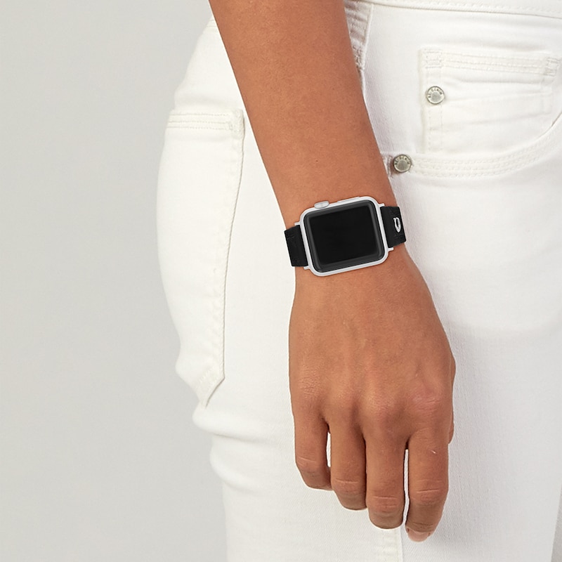 Main Image 5 of Ladies' Coach Apple Watch Straps Black Interchangeable Replacement Band Smart Watch Attachment (Model: 14700310)