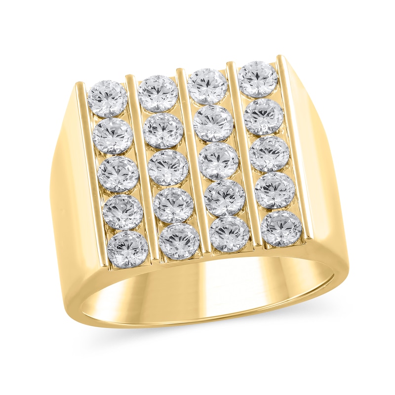 Main Image 1 of 2-1/2 CT. T.W. Certified Lab-Grown Diamond Fashion Ring in 10K Gold (F/VS2)