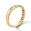 Thumbnail Image 3 of 1 CT. T.W. Certified Lab-Grown Diamond Cushion Frame Wedding Ensemble in 10K Gold (F/SI2)