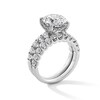 Thumbnail Image 2 of 5-1/2 CT. T.W. Certified Lab-Grown Diamond Hidden-Frame Bridal Set in 14K White Gold (F/VS2)
