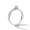Thumbnail Image 3 of 1/2 CT. T.W. Pear-Shaped Diamond Bridal Set in 14K White Gold