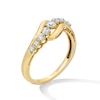 Thumbnail Image 2 of 1/3 CT. T.W. Certified Lab-Grown Diamond Bypass Fashion Ring in Sterling Silver with 10K Gold Plate (F/VS2)
